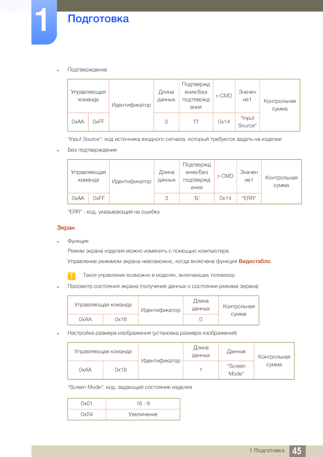 Samsung LH55MEBPLGC/EN manual Экран 