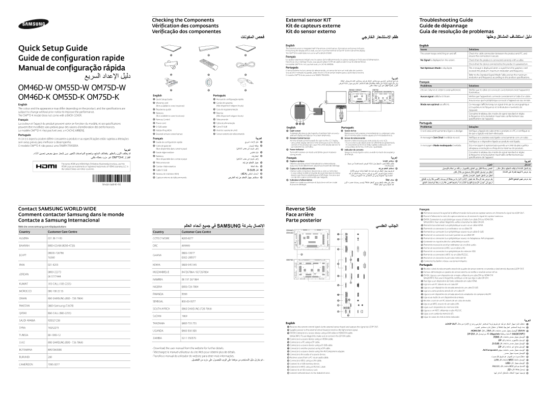 Samsung LH75OMDPWBC/EN, LH46OMDPWBC/EN, LH55OMDPWBC/EN, LH55OMDPKBC/EN manual Upute za korištenje 