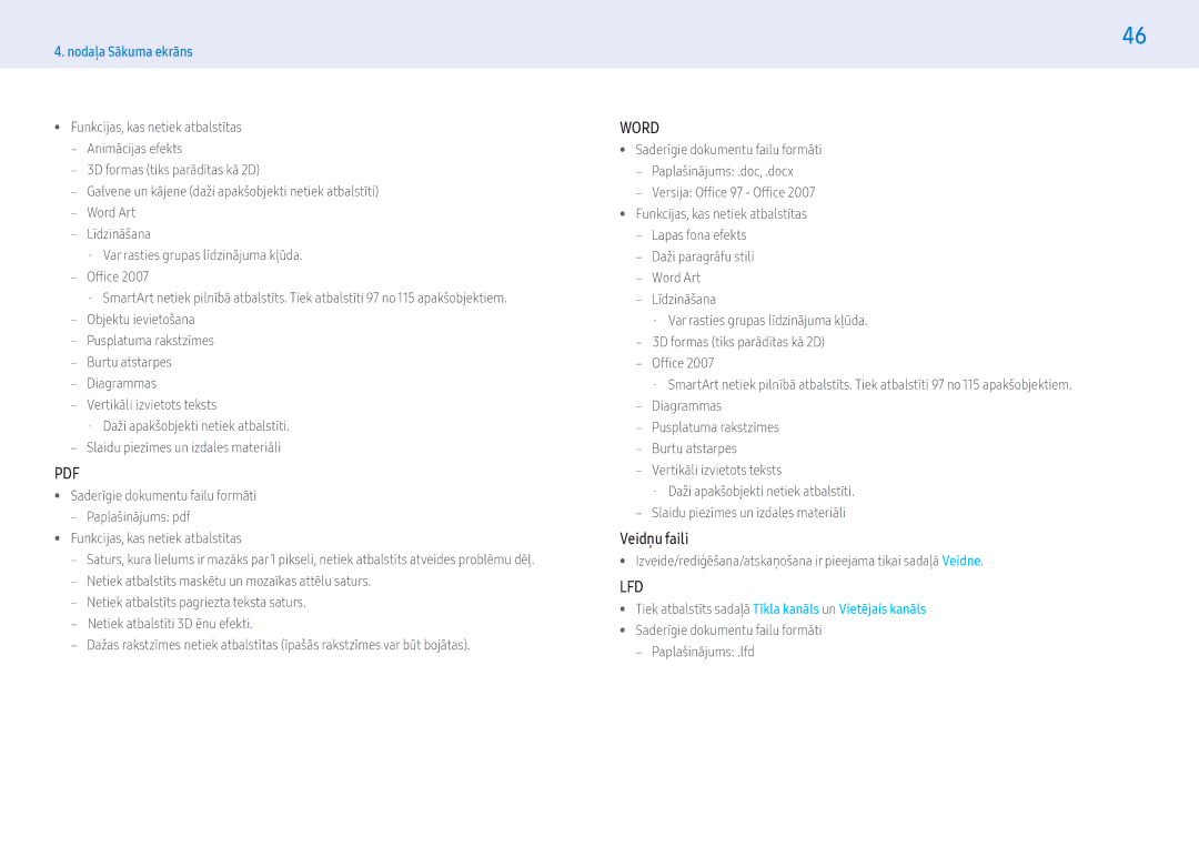 Samsung LH55PMFXTBC/EN, LH32PMFXTBC/EN manual Veidņu faili, ‒‒ Diagrammas ‒‒ Vertikāli izvietots teksts 