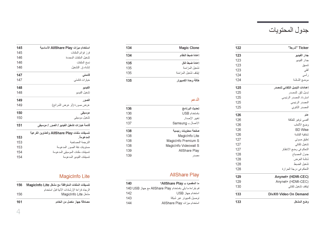 Samsung LH55UDDPLBB/NG, LH55UDDPLBB/EN, LH55UDDPLBB/UE manual AllShare Play 