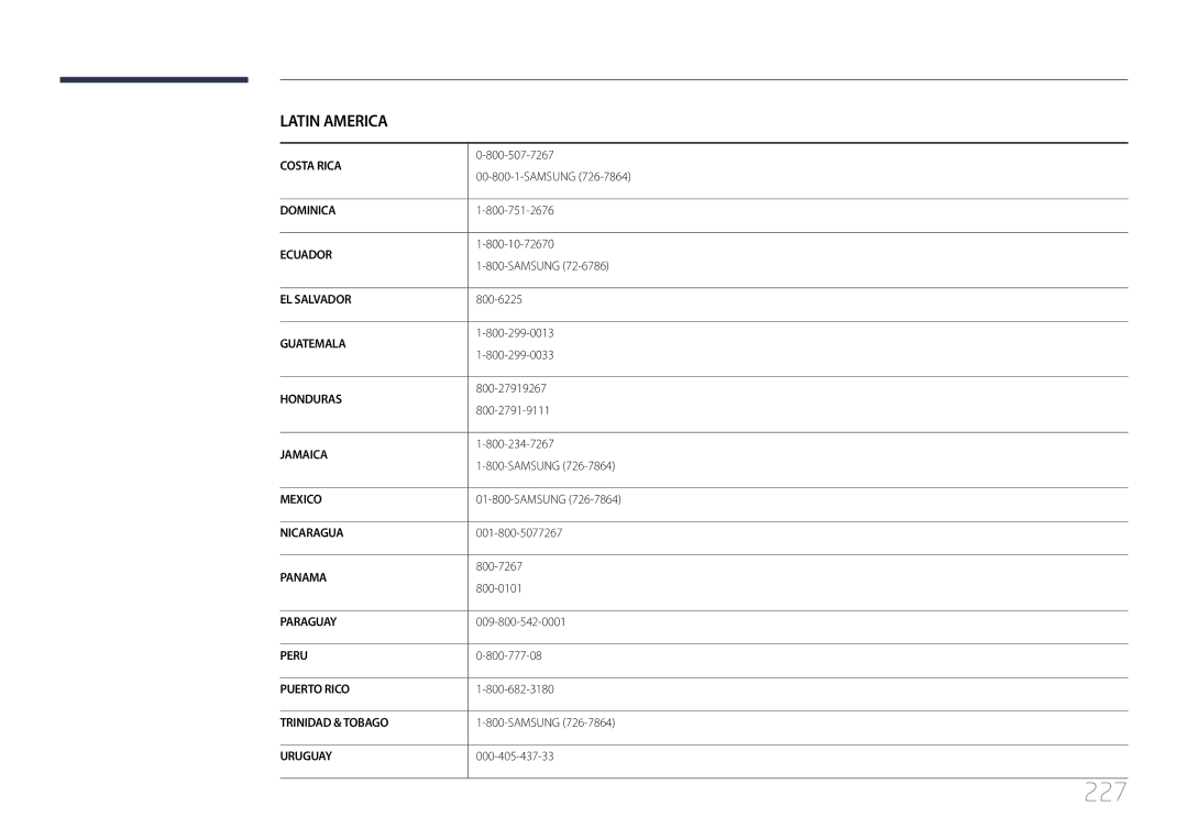 Samsung LH55UDDPLBB/XY, LH55UDDPLBB/EN, LH55UDDPLBP/EN, LH55UDDPLBB/NG, LH55UDDPLBB/UE, LH55UDDPLBB/XT manual 227 