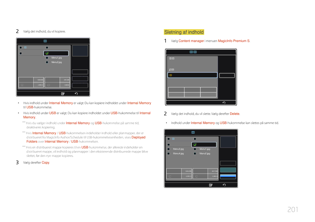 Samsung LH55UDDPLBB/EN manual 201, Menu3.jpg Menu1.jpg Menu4.jpg Menu2.jpg 