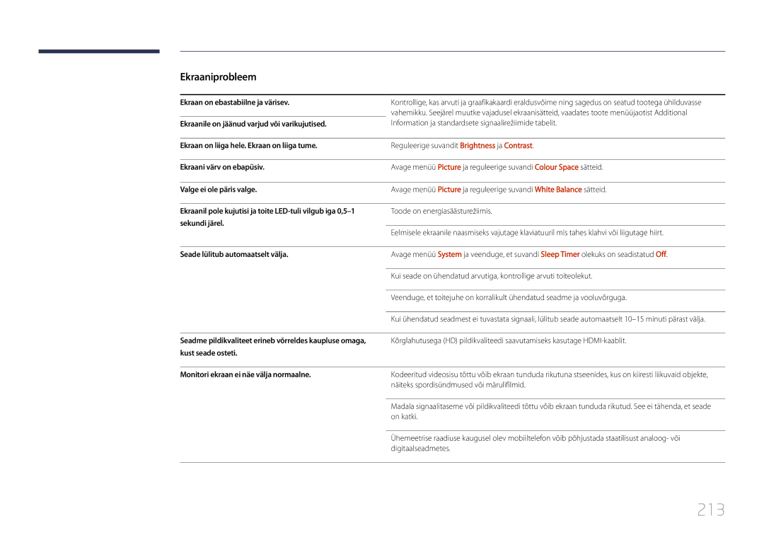 Samsung LH55UDDPLBB/EN manual 213 