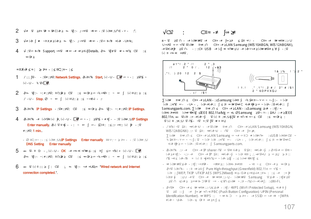 Samsung LH55UDDPLBB/EN manual 107, Σύνδεση σε ασύρματο δίκτυο, Connection completed 