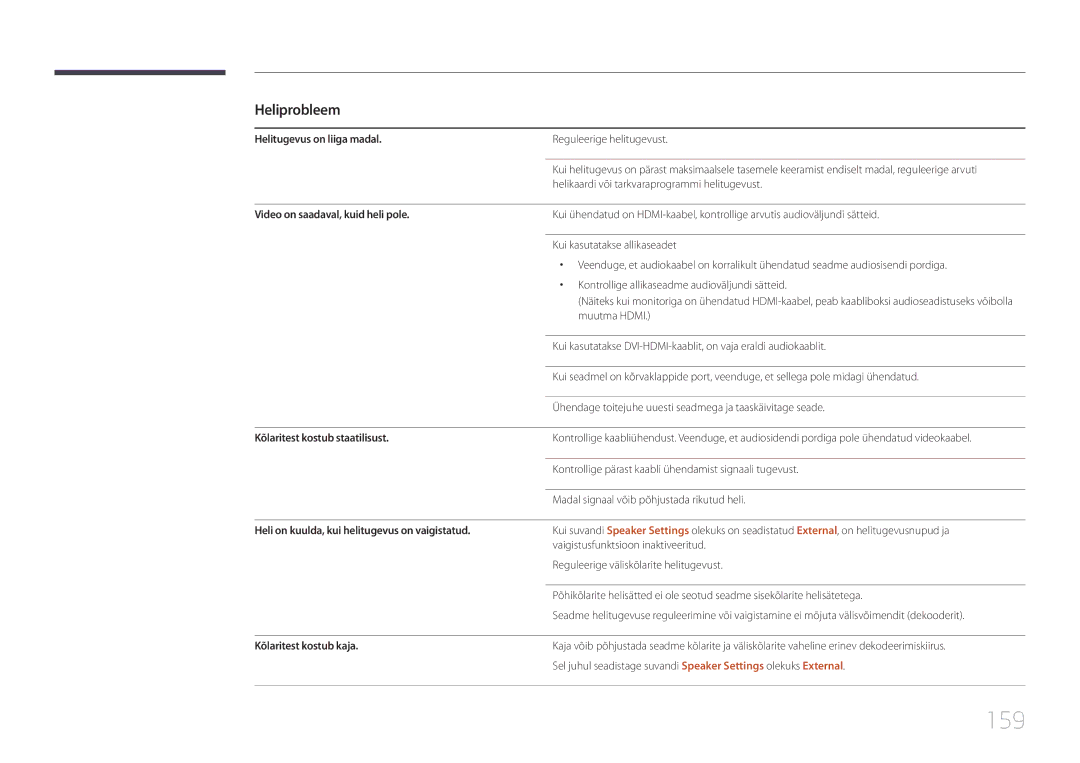 Samsung LH55UDEPLBB/EN manual 159 