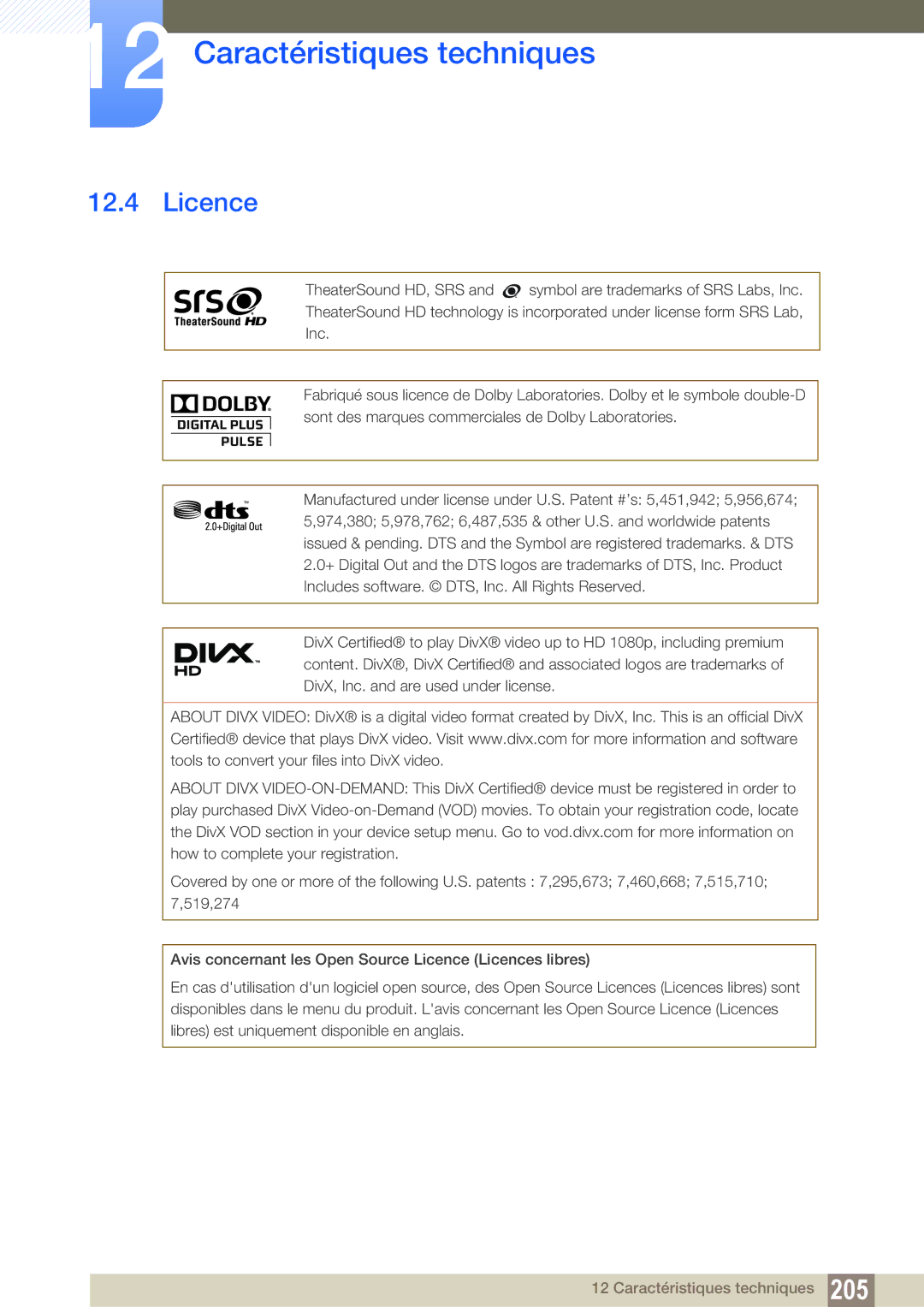 Samsung LH40MEPLGC/EN, LH55UEAPLGC/EN, LH46MEPLGC/EN, LH46UEPLGC/EN, LH55UEPLGC/EN, LH46UEAPLGC/EN, LH55MEPLGC/EN manual Licence 