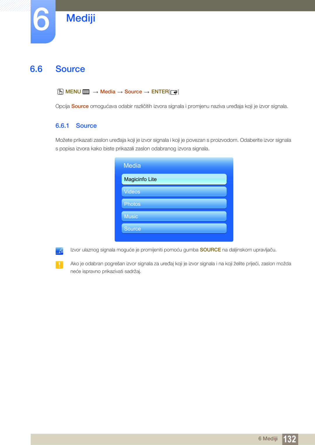 Samsung LH32MEBPLGC/EN, LH55UEAPLGC/EN, LH46UEPLGC/EN, LH55MEBPLGC/EN, LH46UEAPLGC/EN manual Menu m Media Source Enter 