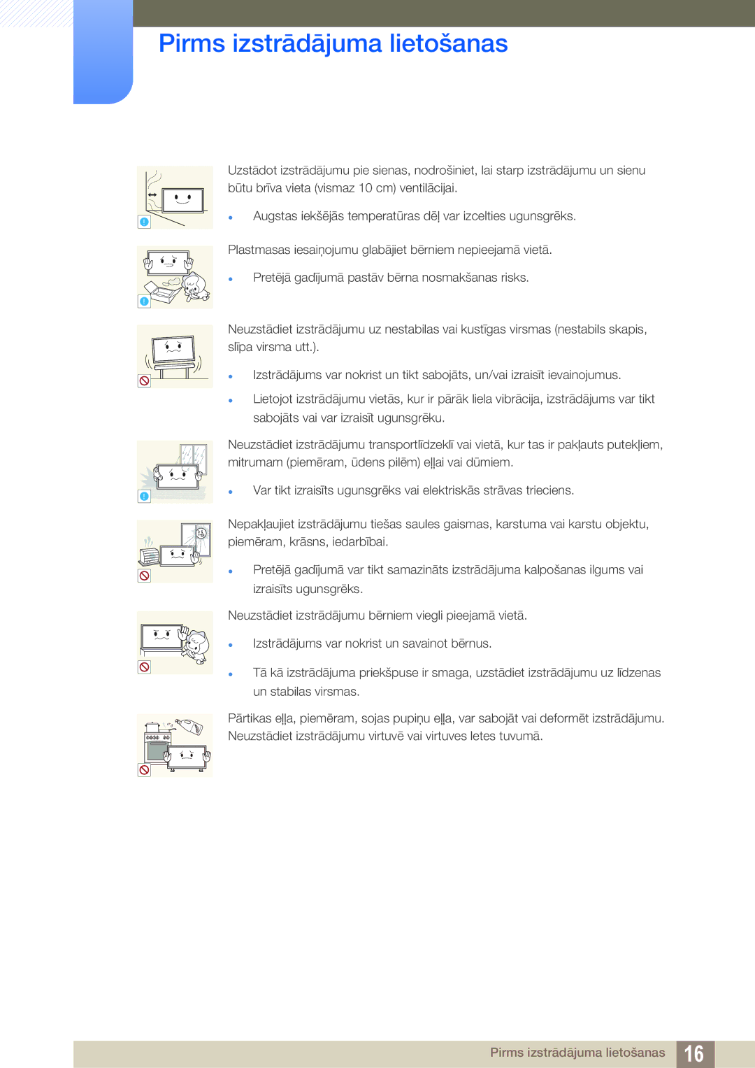 Samsung LH40MEBPLGC/EN, LH55UEAPLGC/EN, LH55MEBPLGC/EN, LH55UEPLGC/EN, LH46MEBPLGC/EN manual Pirms izstrādājuma lietošanas 