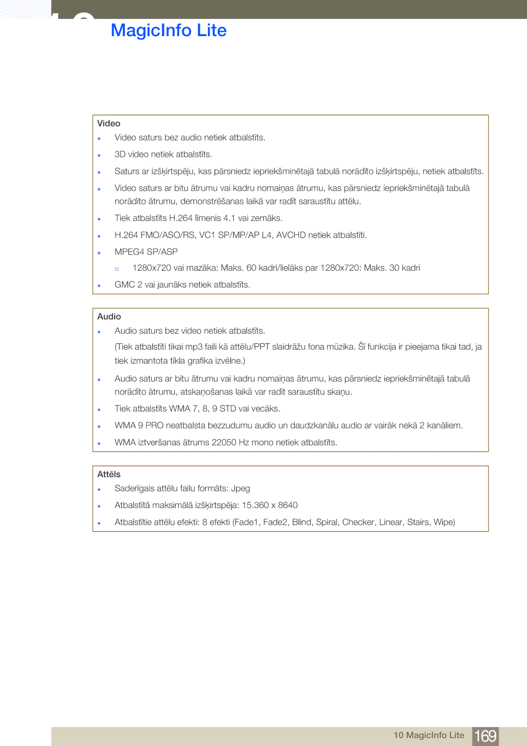 Samsung LH55MEBPLGC/EN, LH55UEAPLGC/EN, LH55UEPLGC/EN, LH46MEBPLGC/EN, LH40MEBPLGC/EN, LH32MEBPLGC/EN manual MagicInfo Lite 