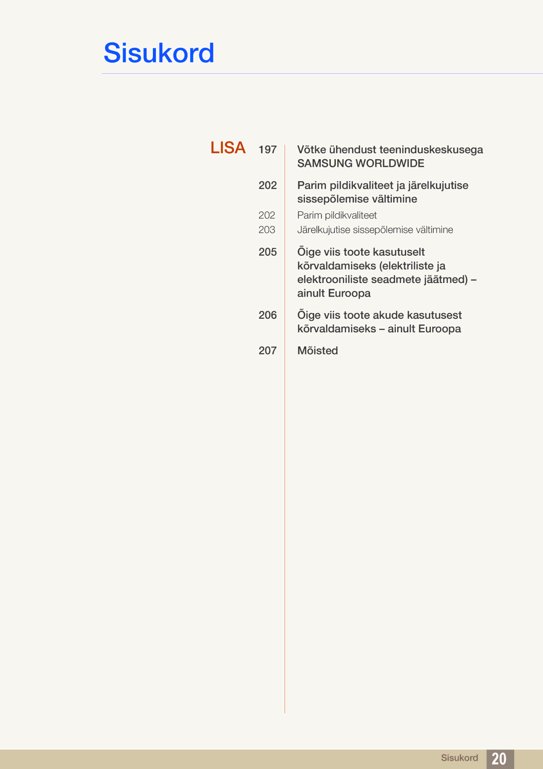 Samsung LH46DEAPLBC/EN, LH55UEAPLGC/EN, LH55UEPLGC/EN manual Lisa 