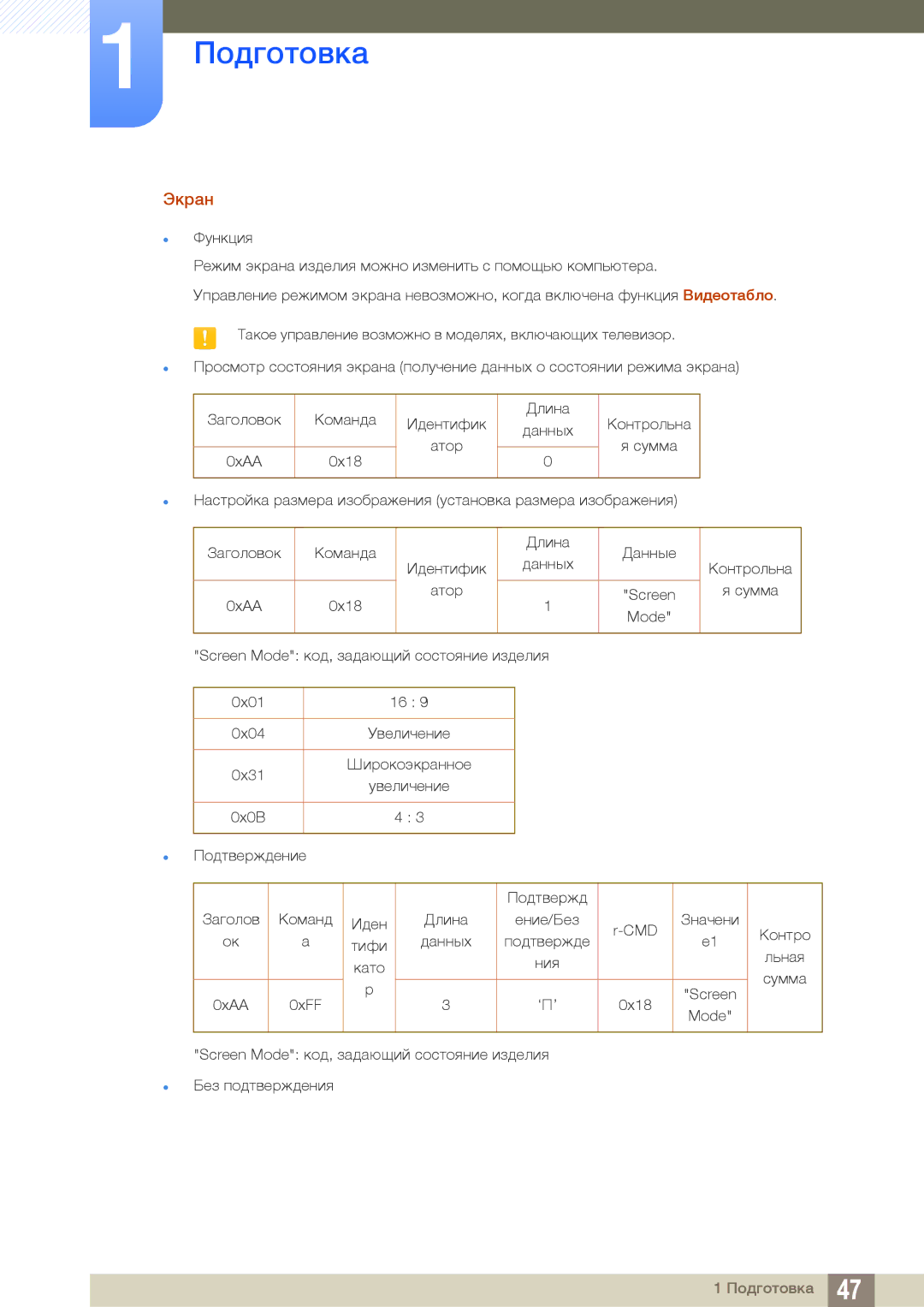 Samsung LH46DEAPLBC/EN, LH55UEAPLGC/EN, LH55UEPLGC/EN manual Экран 