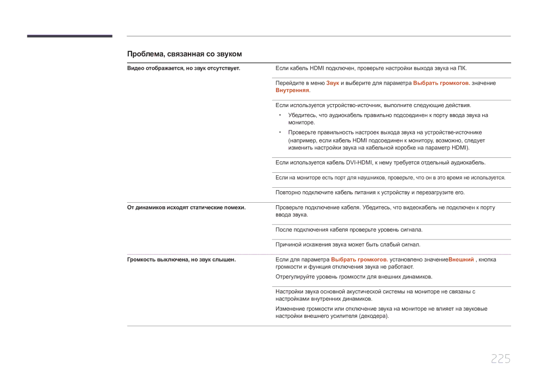 Samsung LH55UECPLGC/EN manual 225 