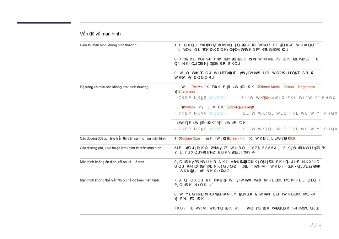 Samsung LH46UECPLGC/XY, LH55UECPLGC/XY manual 223, Và̀ Sharpness 