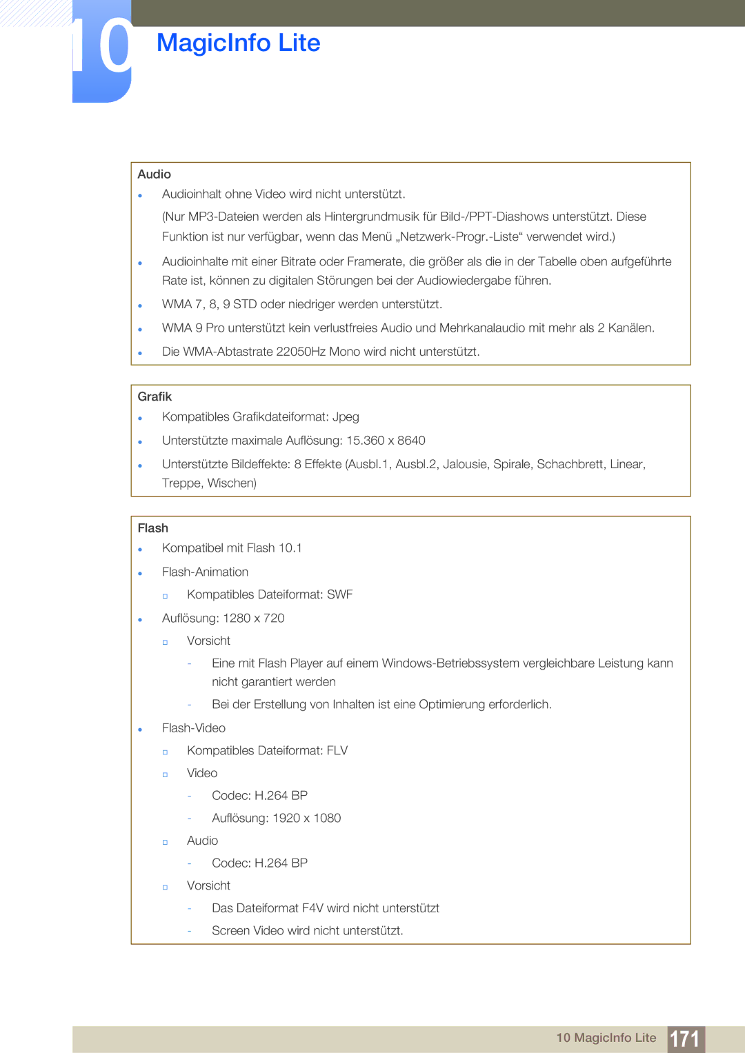 Samsung LH55UEPLGC/ZA, LH55UEAPLGC/EN, LH46UEPLGC/EN, LH55MEBPLGC/EN, LH55UEPLGC/EN, LH46UEAPLGC/EN manual MagicInfo Lite 