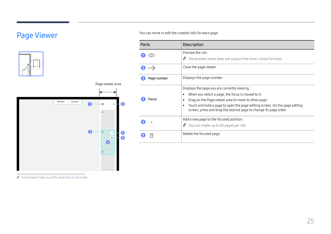 Samsung LH55WMHPTWC/XY, LH55WMHPTWC/EN, LH55WMHPTWC/XV, LH55WMHPTWC/CH manual Viewer, Number, Focus 