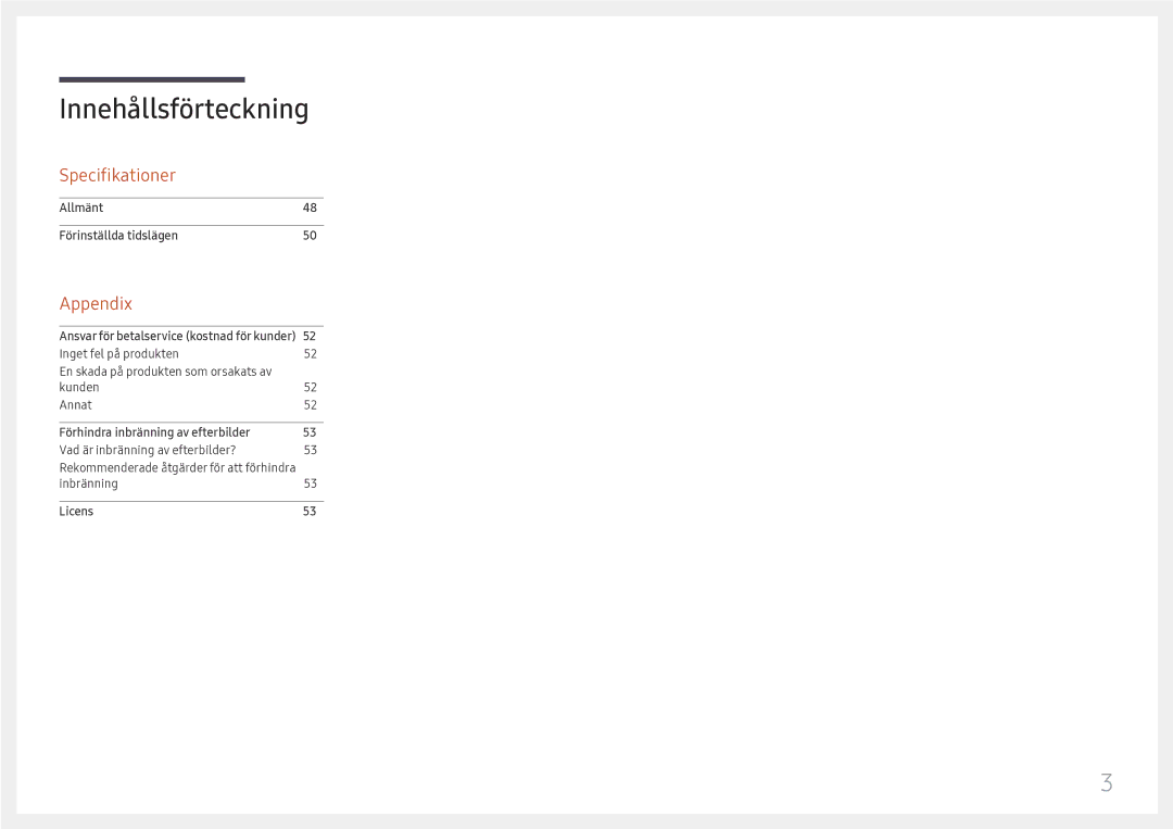 Samsung LH55WMHPTWC/EN manual Specifikationer 