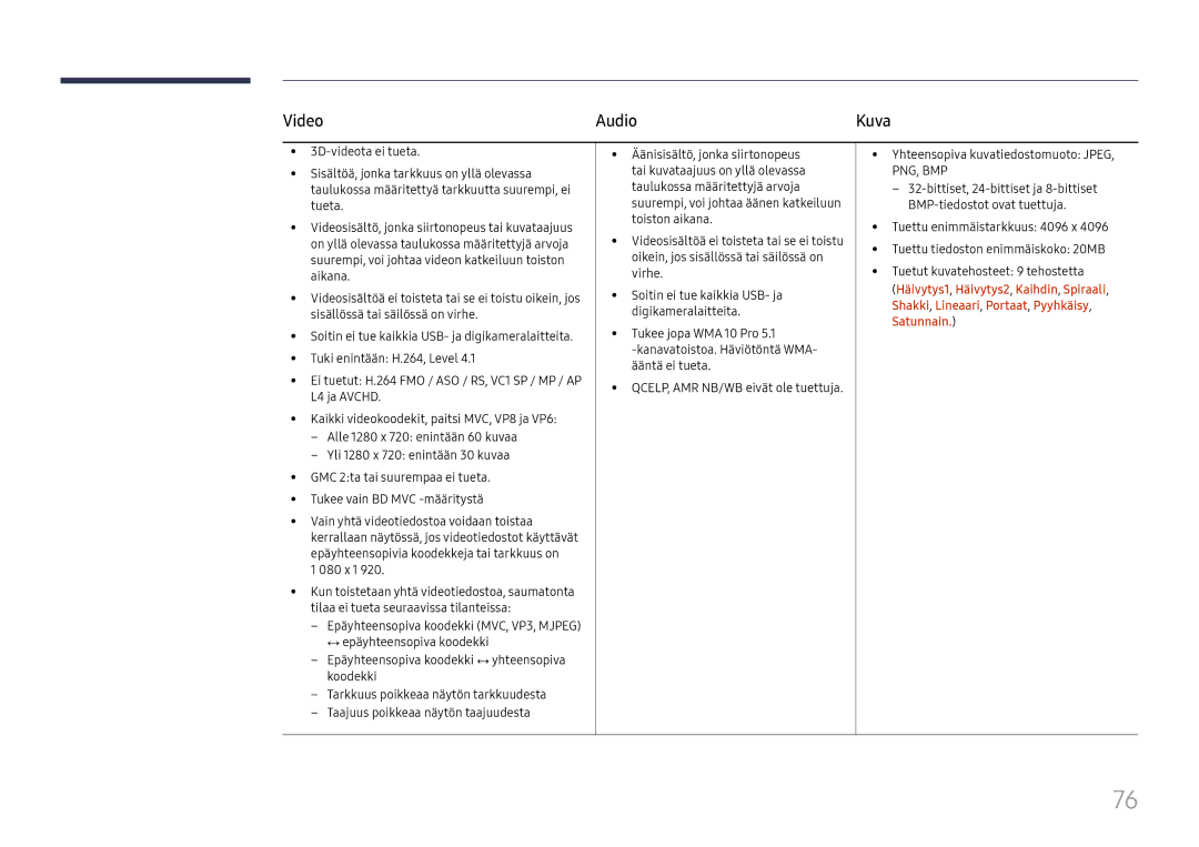 Samsung LH65DMEXTBC/EN manual Video Audio, 080 x 1 