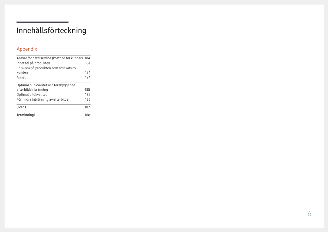 Samsung LH65DMEXTBC/EN manual Appendix 