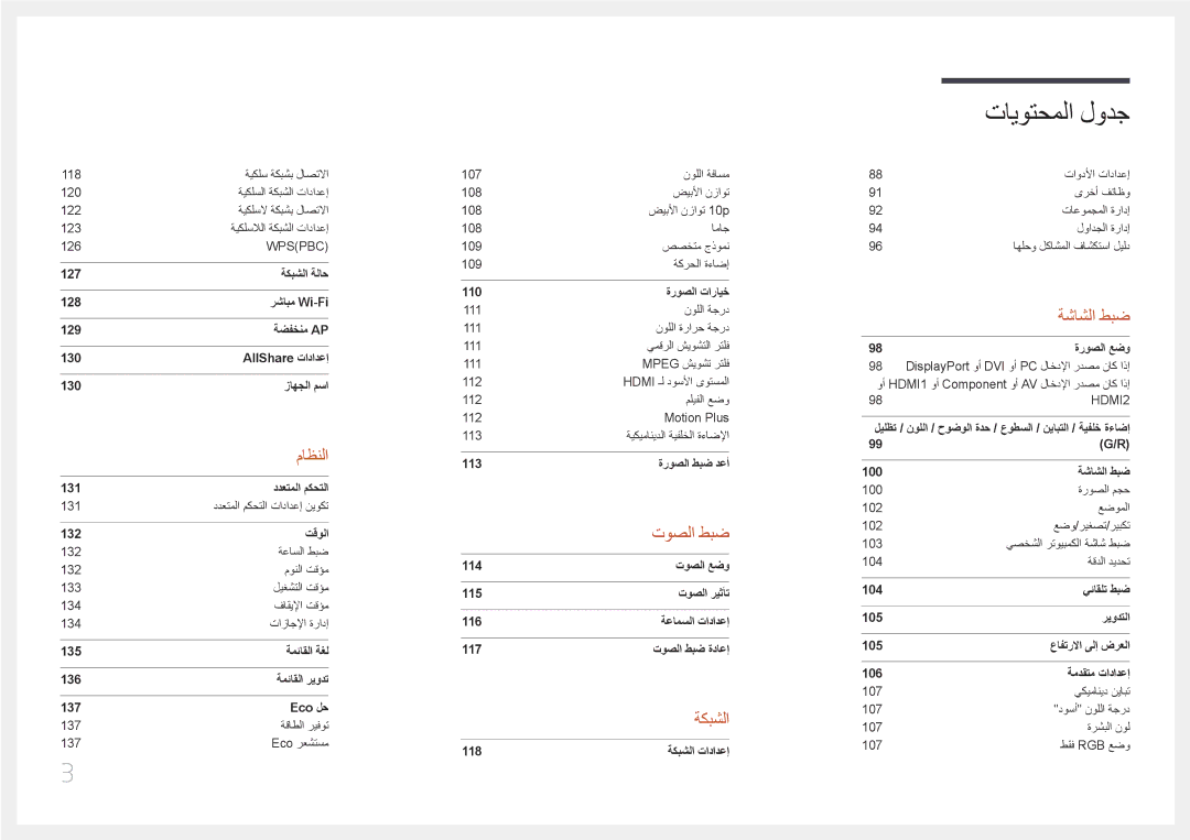 Samsung LH65MDCPLGC/EN, LH65MDCPLGC/NG, LH65MDCPLGC/UE manual توصلا طبض 