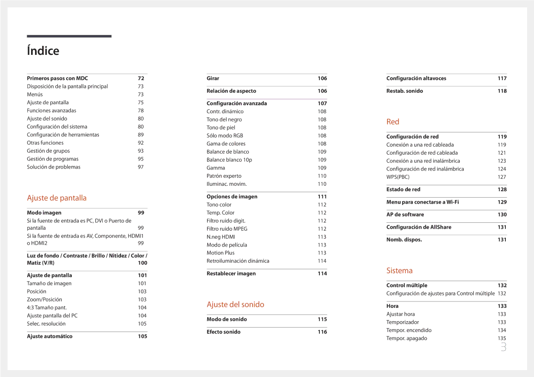 Samsung LH65MDCPLGC/EN manual Ajuste del sonido 