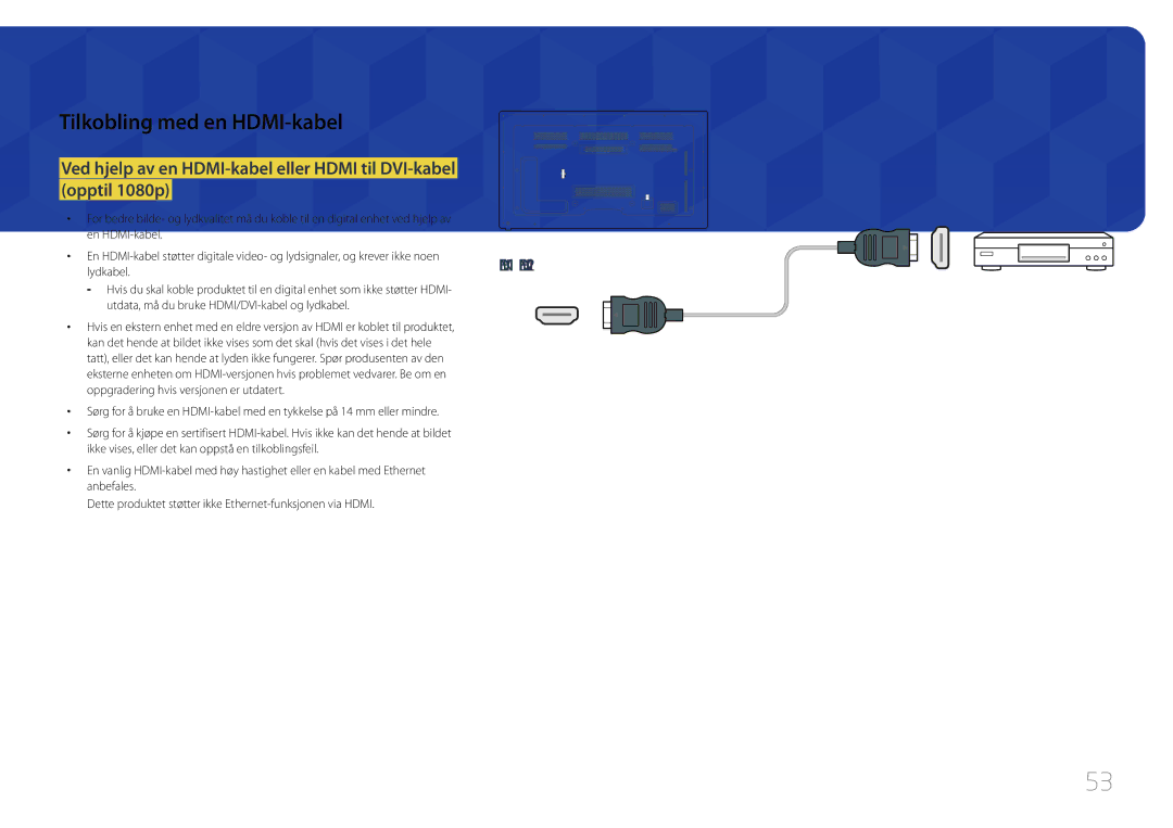 Samsung LH65MDCPLGC/EN manual Hdmi in 1, Hdmi 