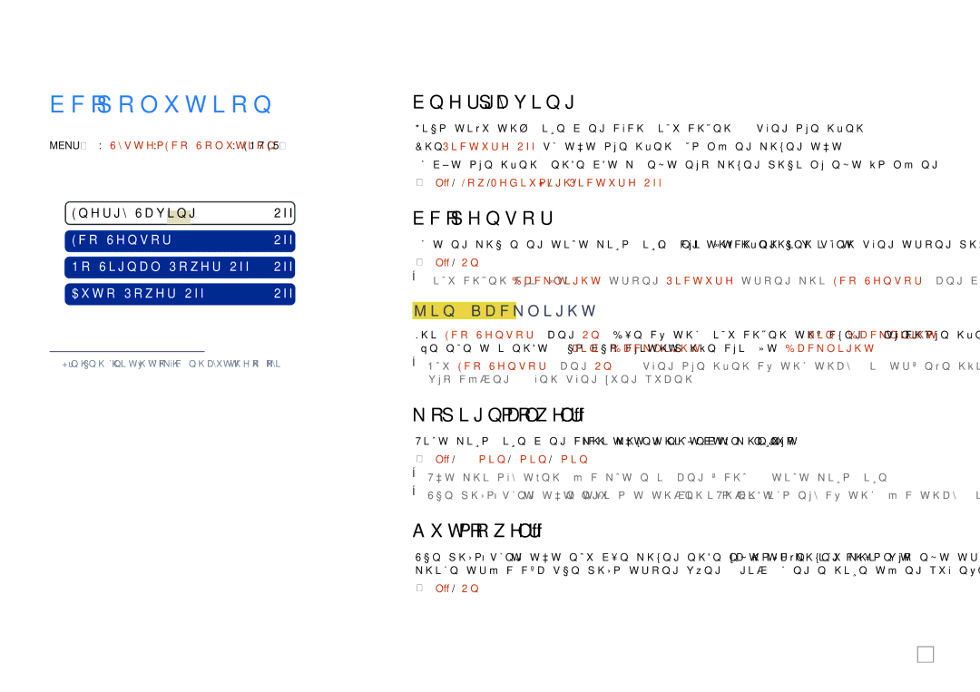 Samsung LH65MDCPLGC/XY manual Eco Solution, 138 