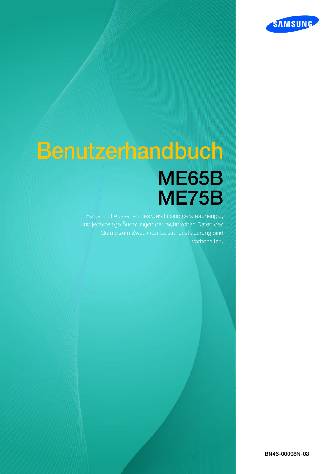 Samsung LH75MEBPLGC/EN, LH65MEBPLGC/EN manual Bruksanvisning 