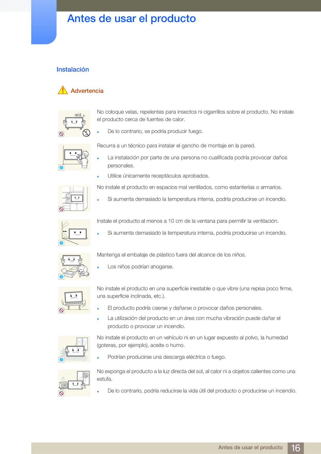 Samsung LH65MEBPLGC/EN, LH75MEBPLGC/EN manual Instalación 