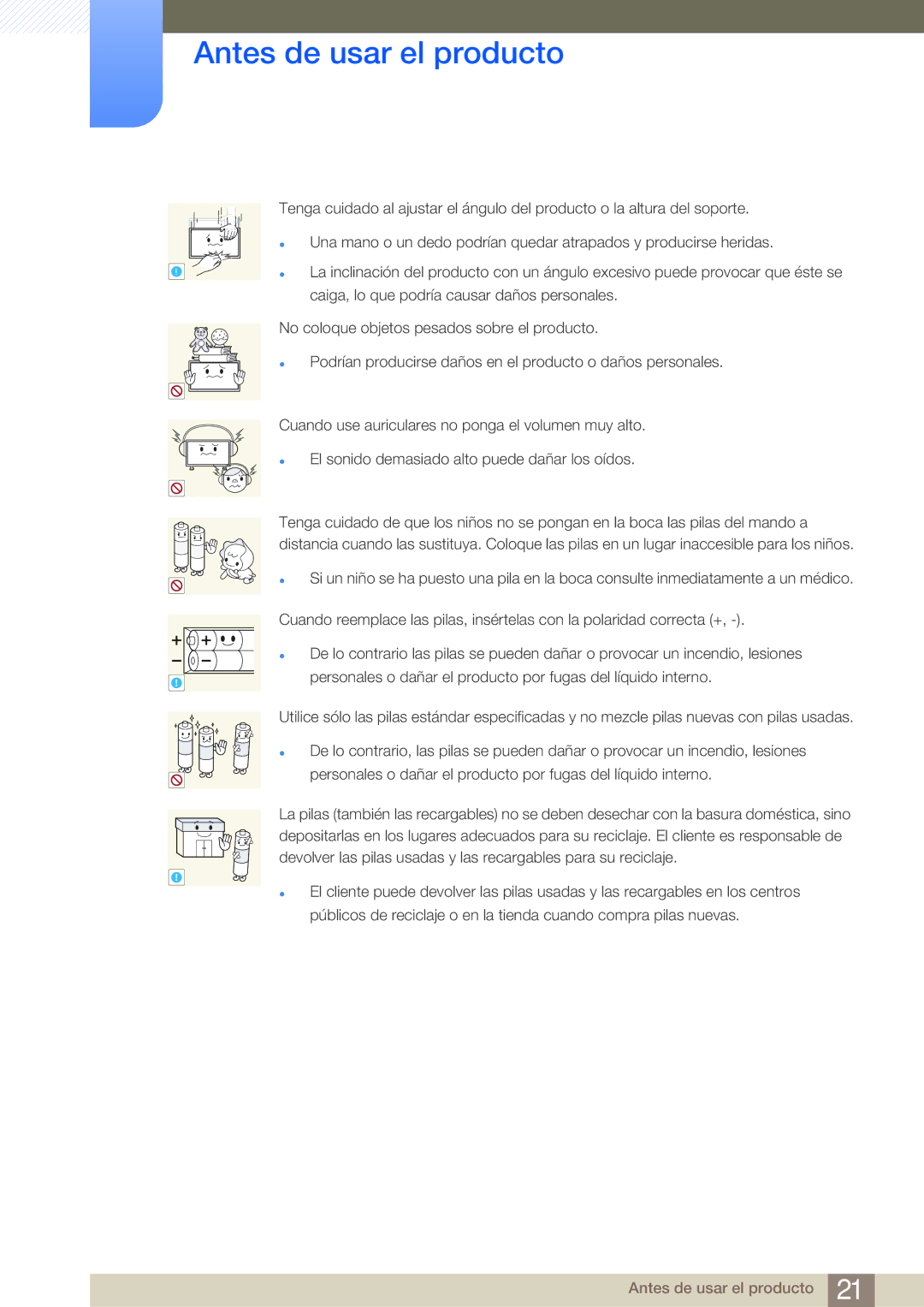 Samsung LH75MEBPLGC/EN, LH65MEBPLGC/EN manual Antes de usar el producto 