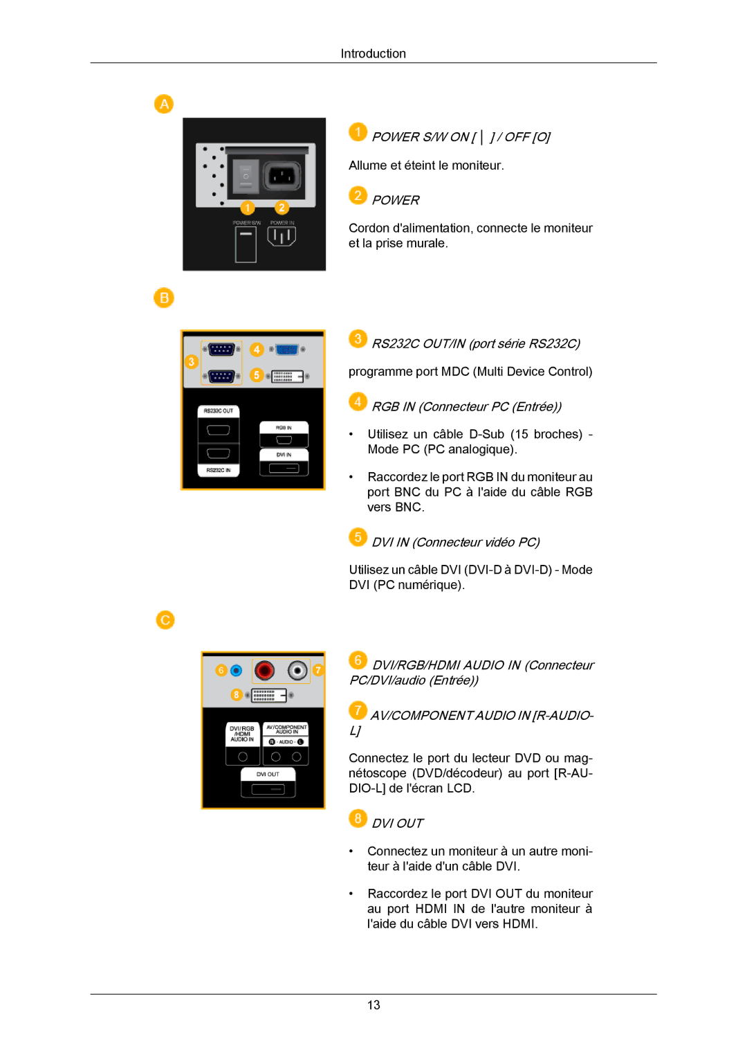 Samsung LH65MGPLBF/EN manual Power 