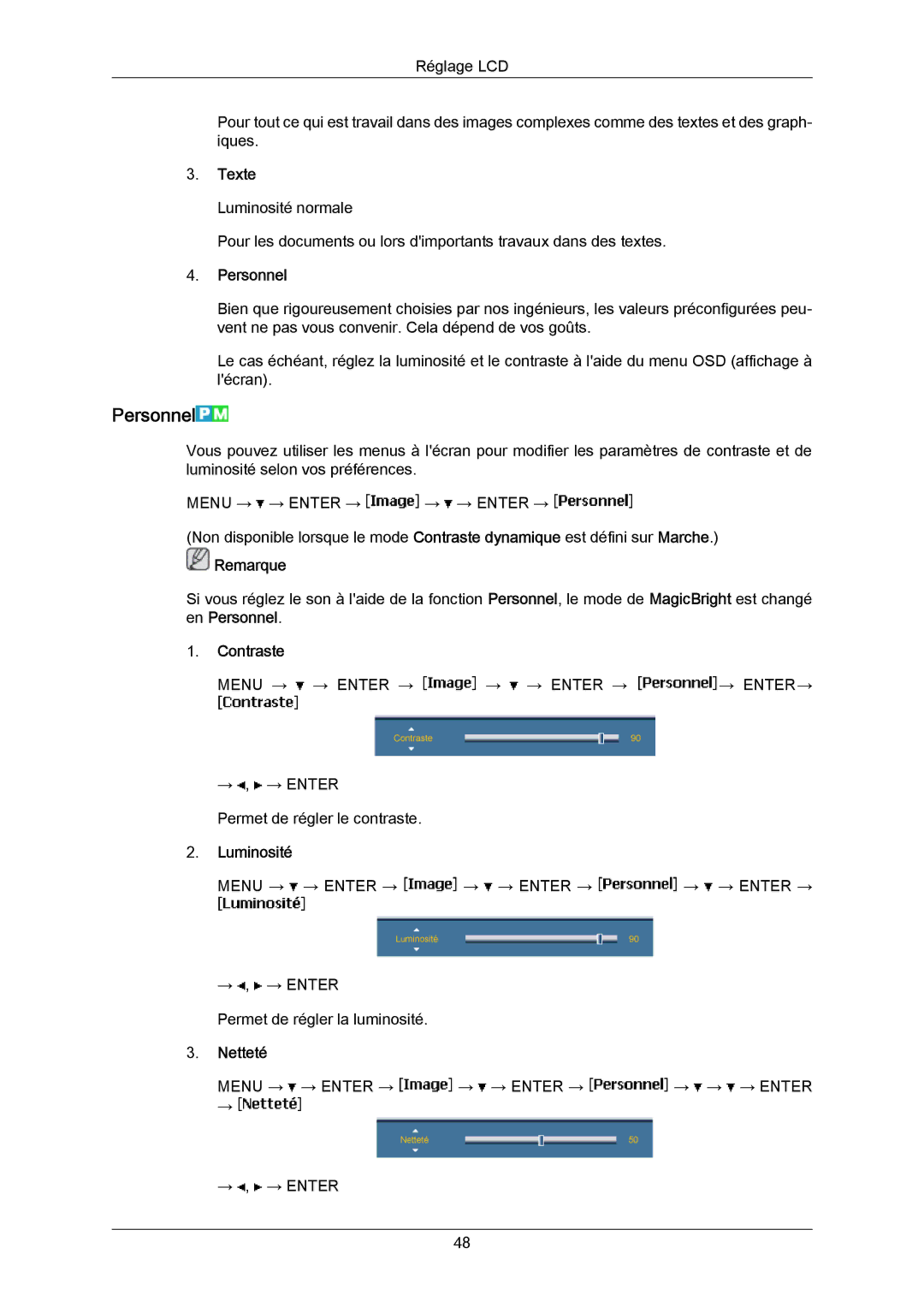 Samsung LH65MGPLBF/EN manual Personnel 