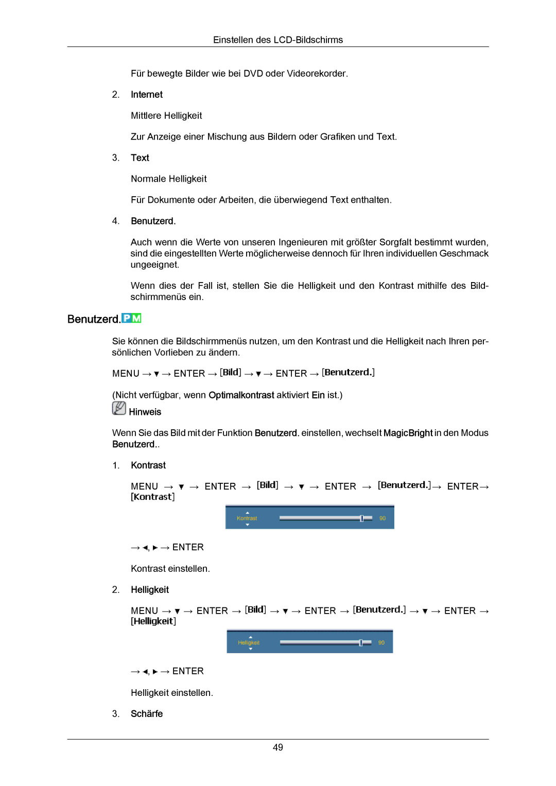 Samsung LH65MGPLBF/EN manual Benutzerd 