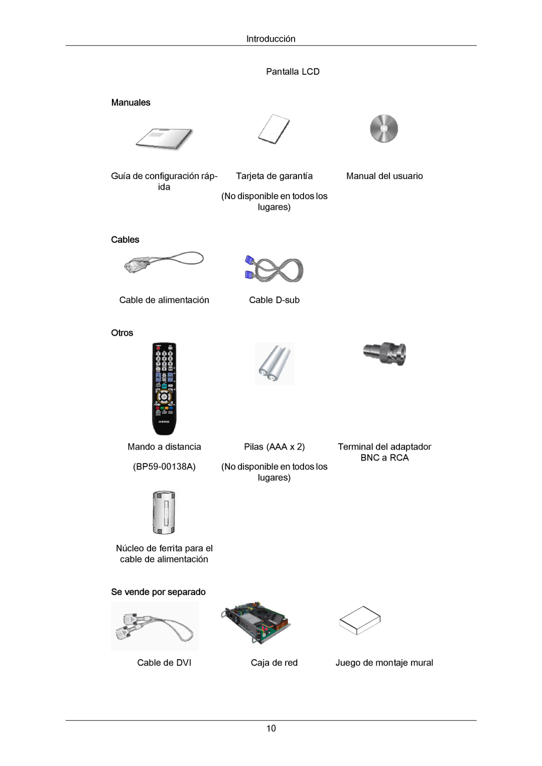 Samsung LH65MGPLBF/EN manual Cables 