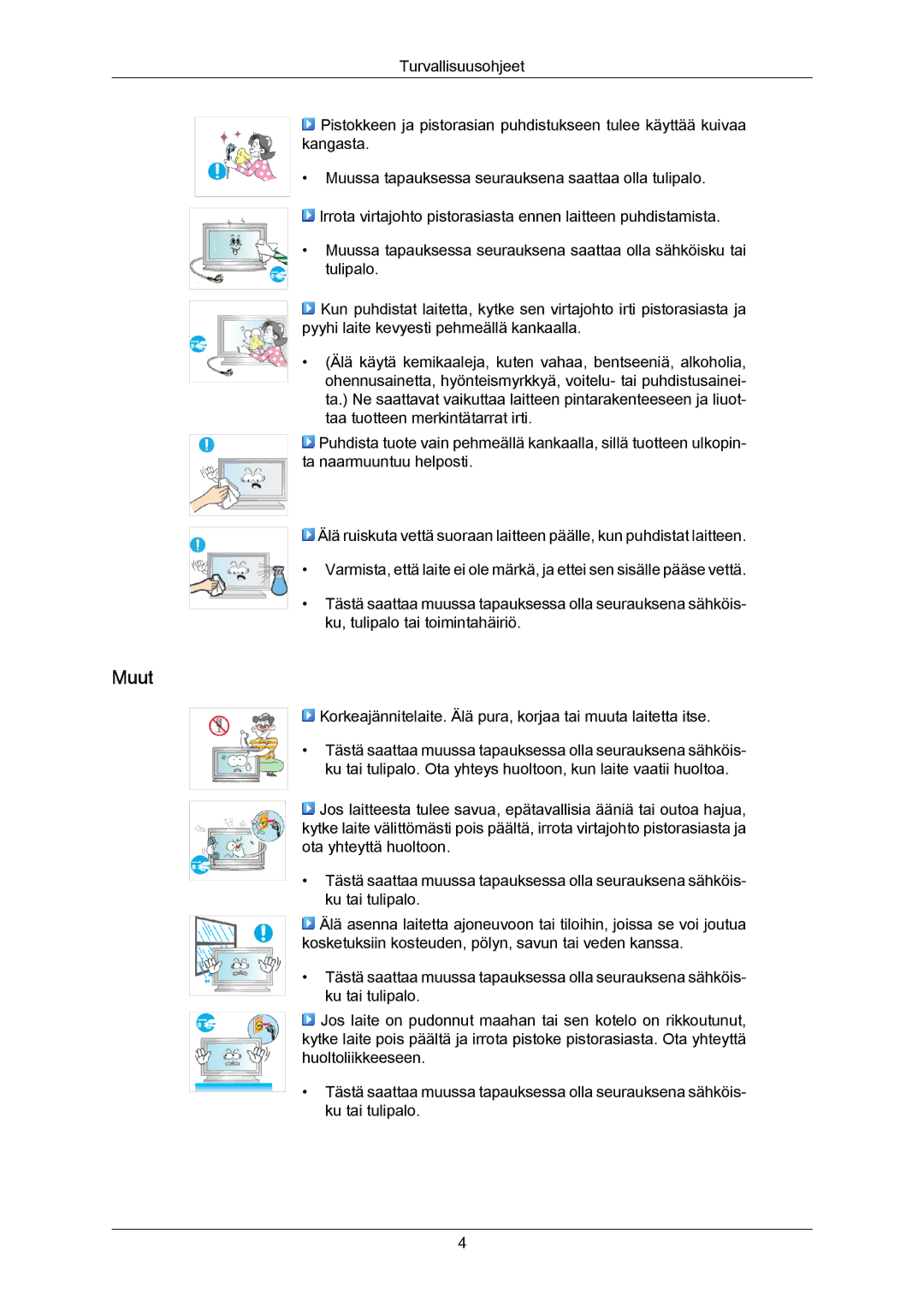 Samsung LH65MGPLBF/EN manual Muut 