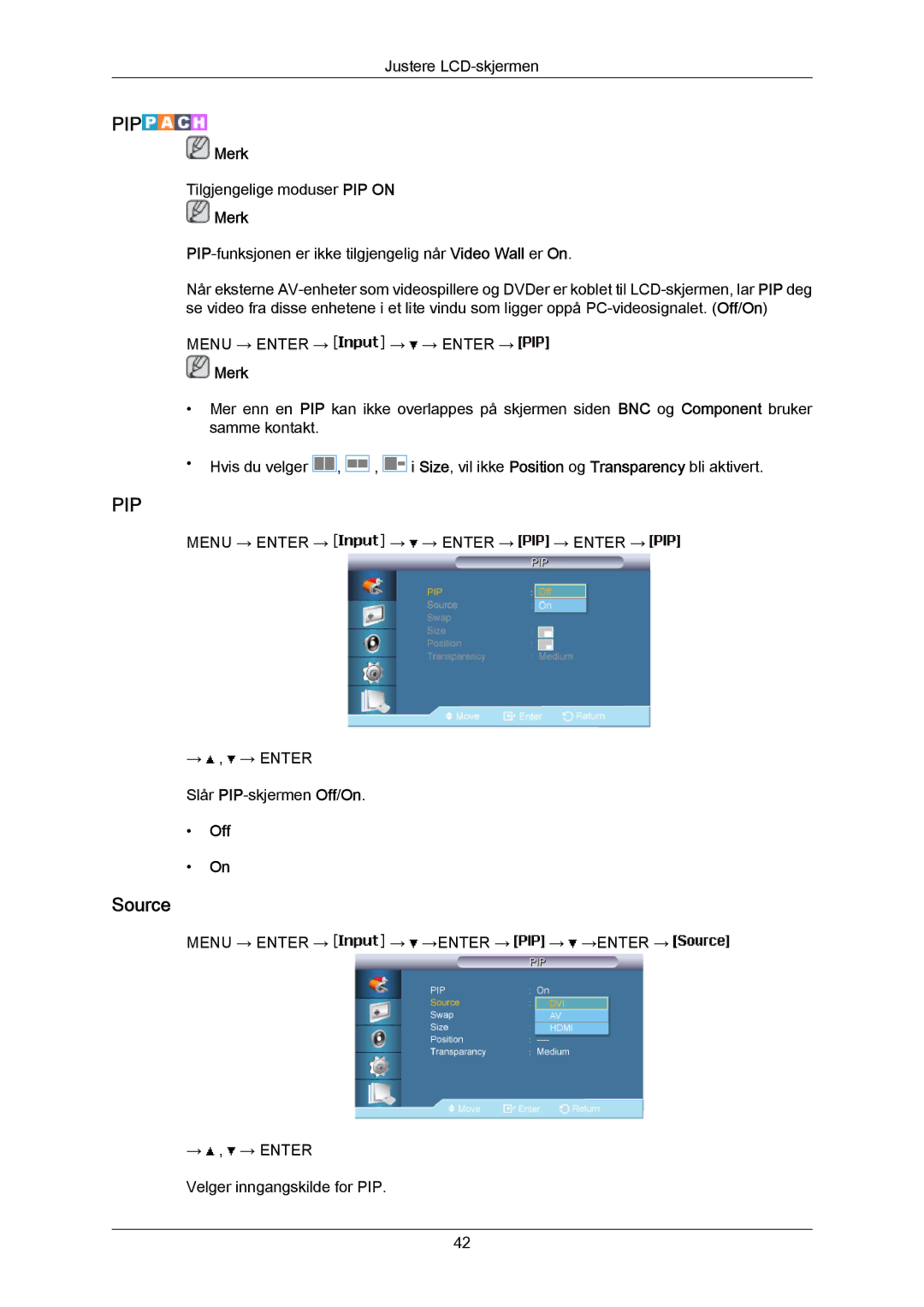 Samsung LH65MGPLBF/EN manual Source, Off 