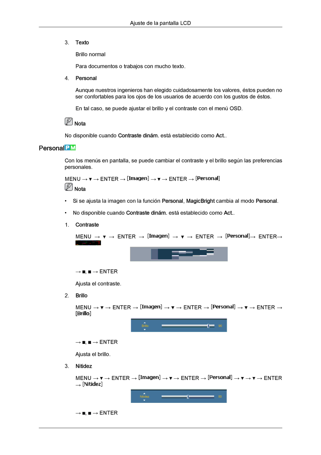 Samsung LH65MGQLBF/EN manual Personal 