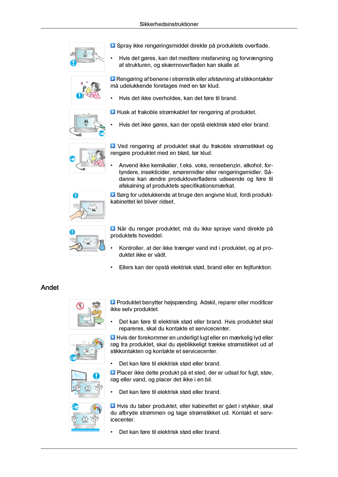 Samsung LH65MGQLBF/EN manual Andet 