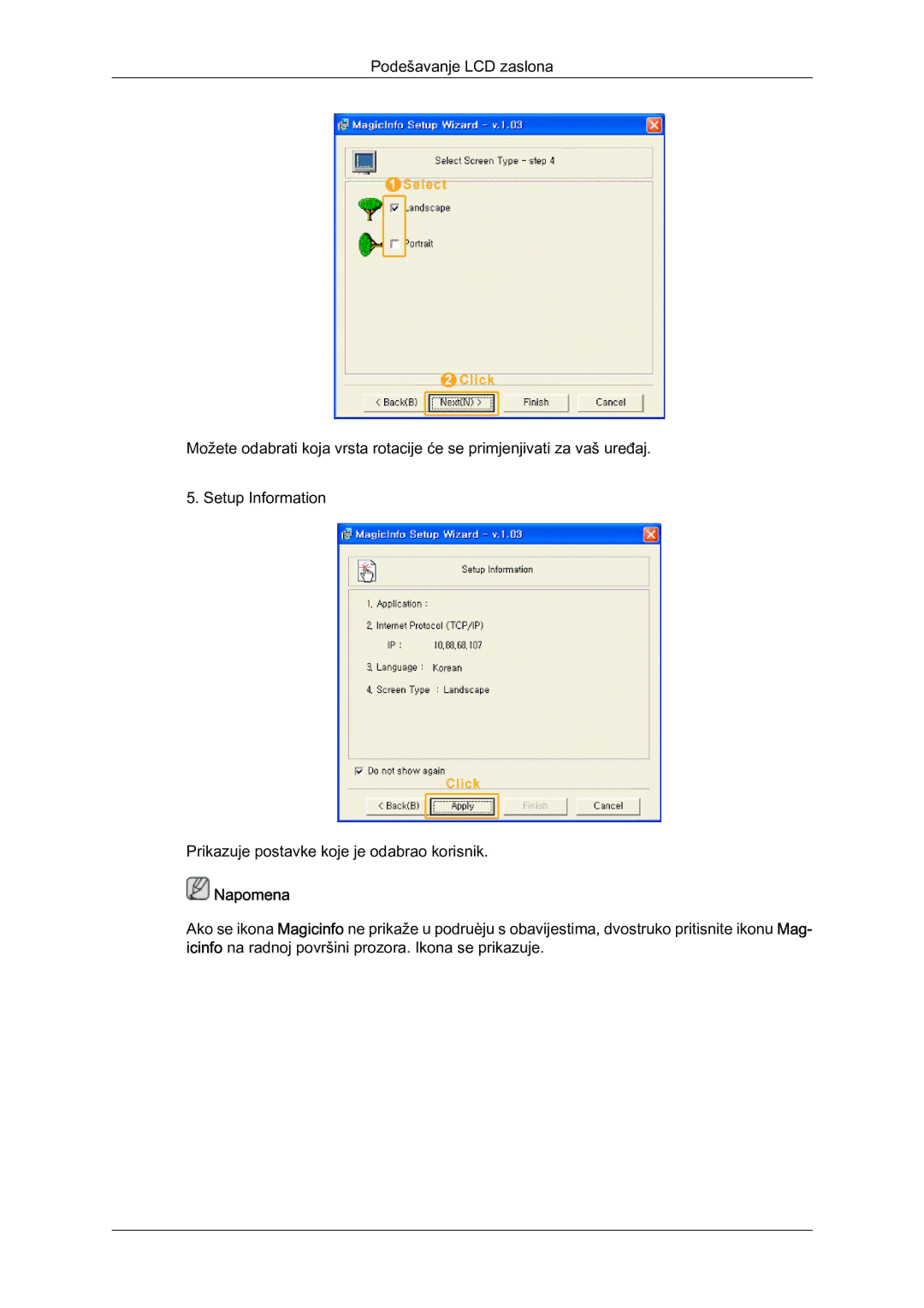 Samsung LH65MGQLBF/EN manual Napomena 