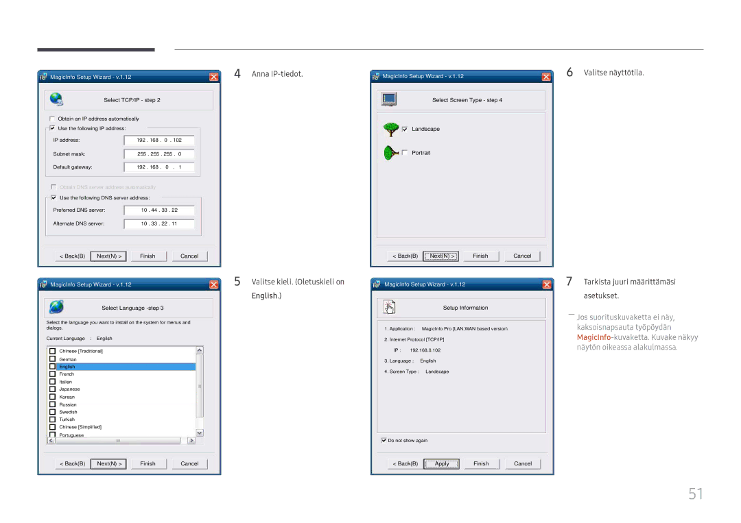 Samsung LH55QMHPLGC/EN, LH65QBHPLGC/EN, LH75QBHPLGC/EN, LH49DBJPLGC/EN, LH43DBJPLGC/EN, LH65QMHPLGC/EN manual Valitse näyttötila 