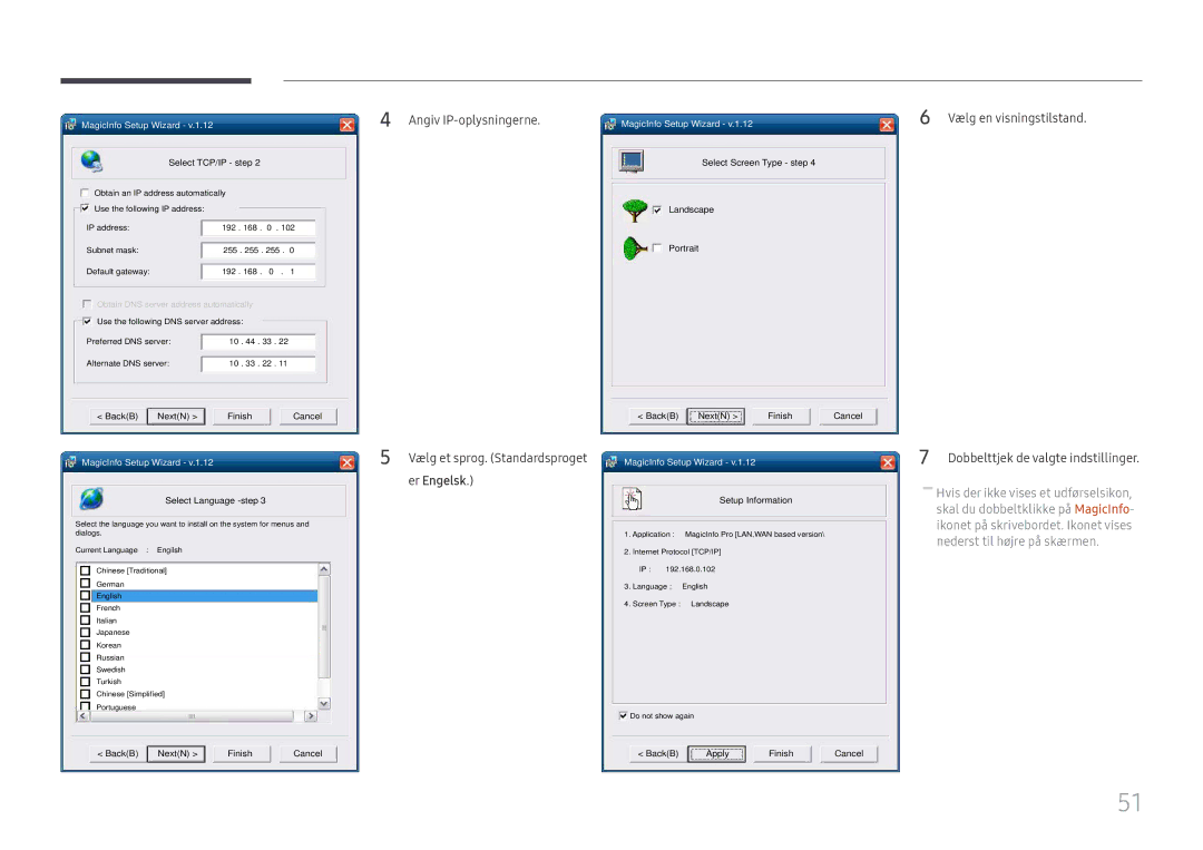 Samsung LH55QMHPLGC/EN, LH65QBHPLGC/EN, LH75QBHPLGC/EN, LH49DBJPLGC/EN, LH43DBJPLGC/EN manual Vælg en visningstilstand 