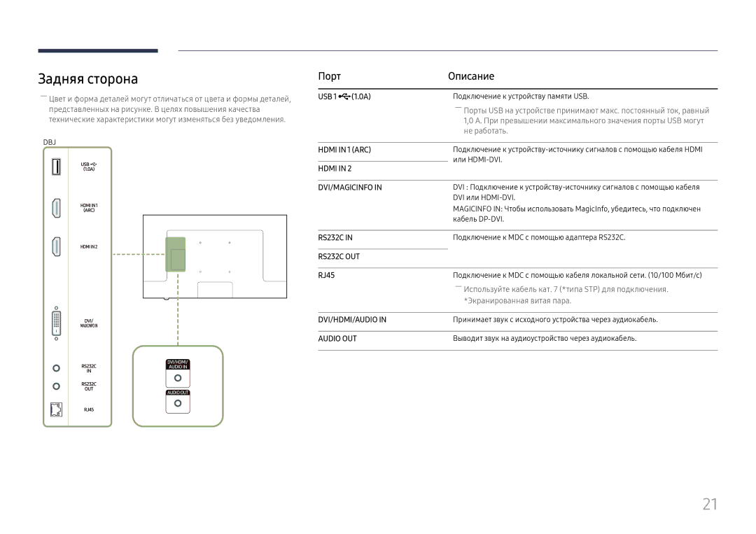 Samsung LH65QHHPLGC/EN, LH65QBHPLGC/EN, LH75QBHPLGC/EN, LH49DBJPLGC/EN, LH43DBJPLGC/EN, LH65QMHPLGC/EN, LH55QMHPLGC/EN manual Dbj 