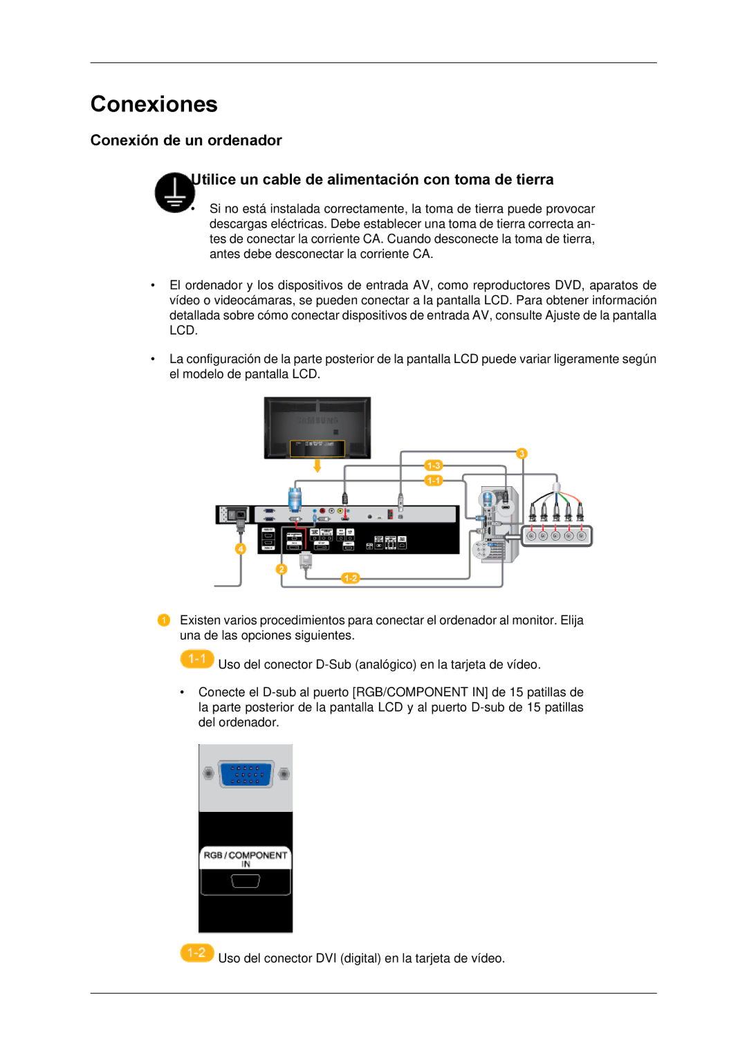 Samsung LH65TCPMBC/EN, LH650TS-NB manual Conexiones 