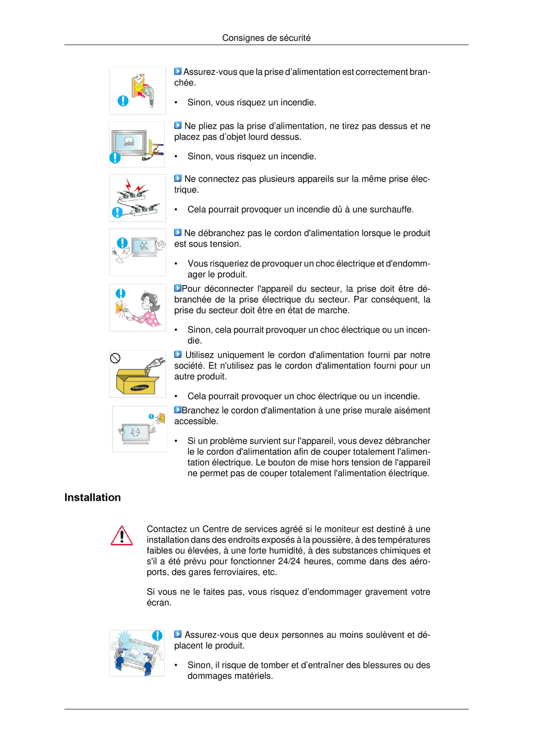 Samsung LH65TCPMBC/EN manual Installation 