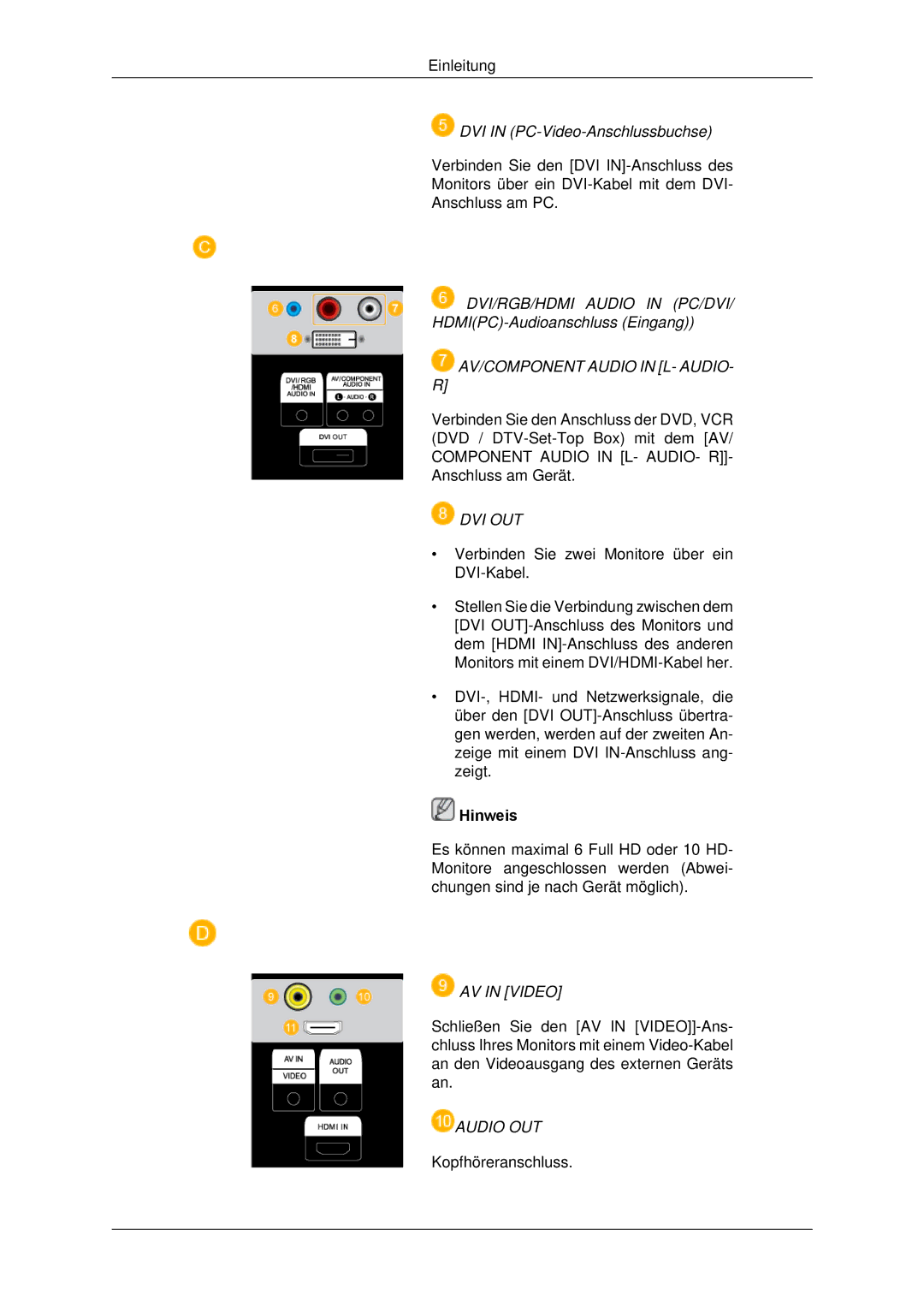 Samsung LH65TCPMBC/EN manual Audio OUT 