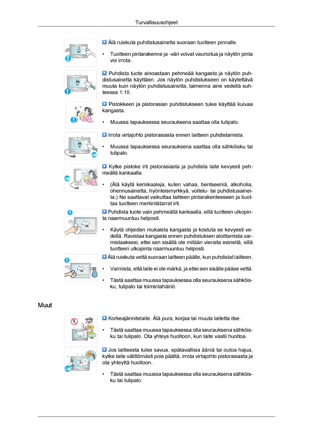 Samsung LH65TCPMBC/EN manual Muut 