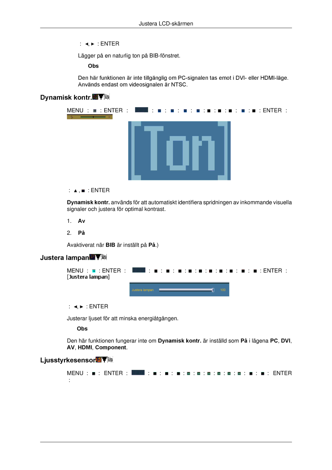 Samsung LH65TCPMBC/EN manual Menu → → Enter → → → → → → → → → → → → → Enter → 