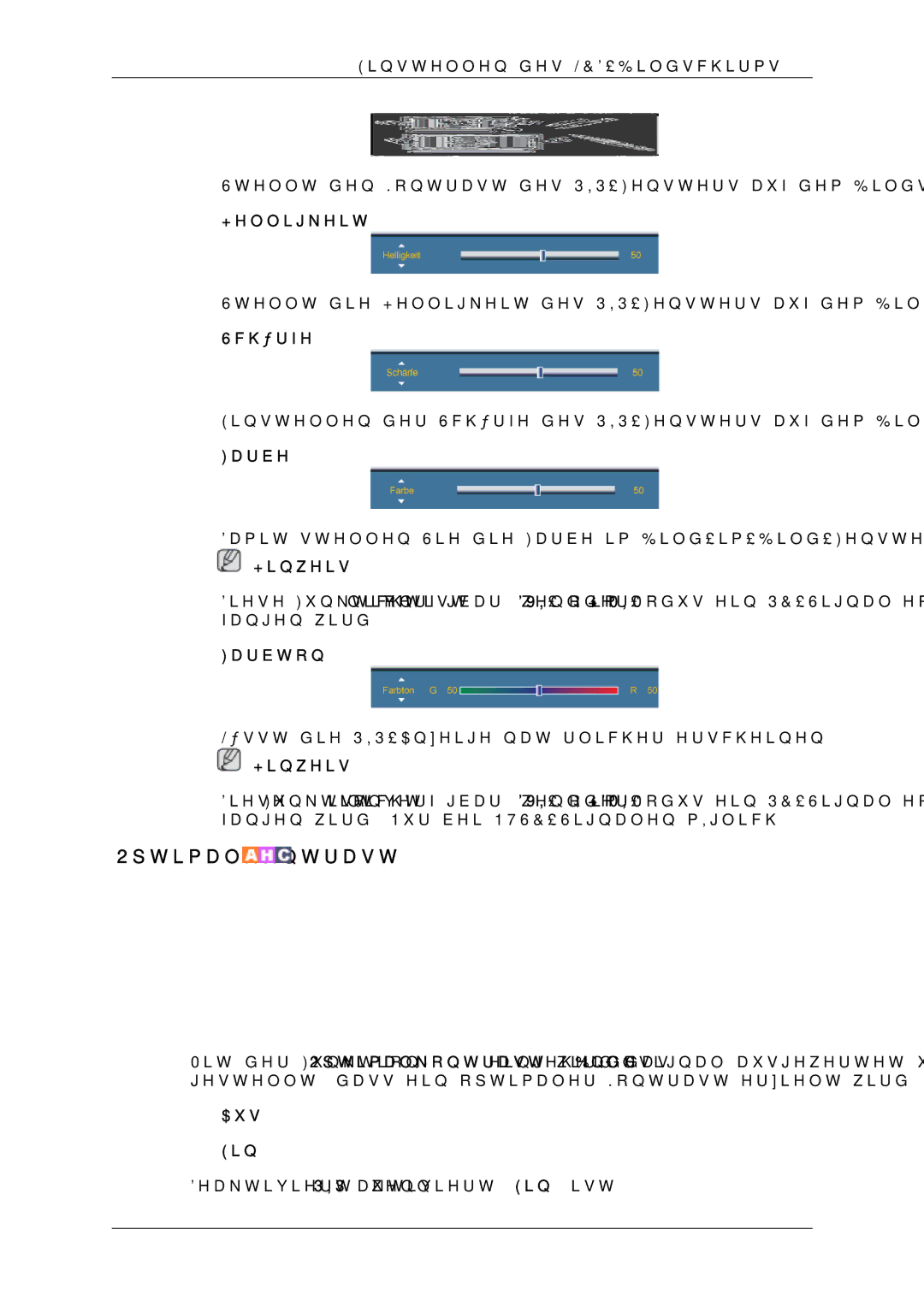 Samsung LH65TCQMBC/EN manual Deaktiviert, wenn PIP aktiviert Ein ist 