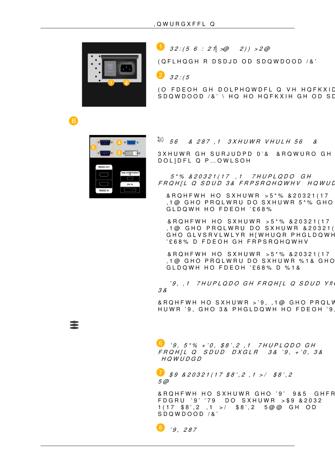 Samsung LH65TCQMBC/EN manual Power 