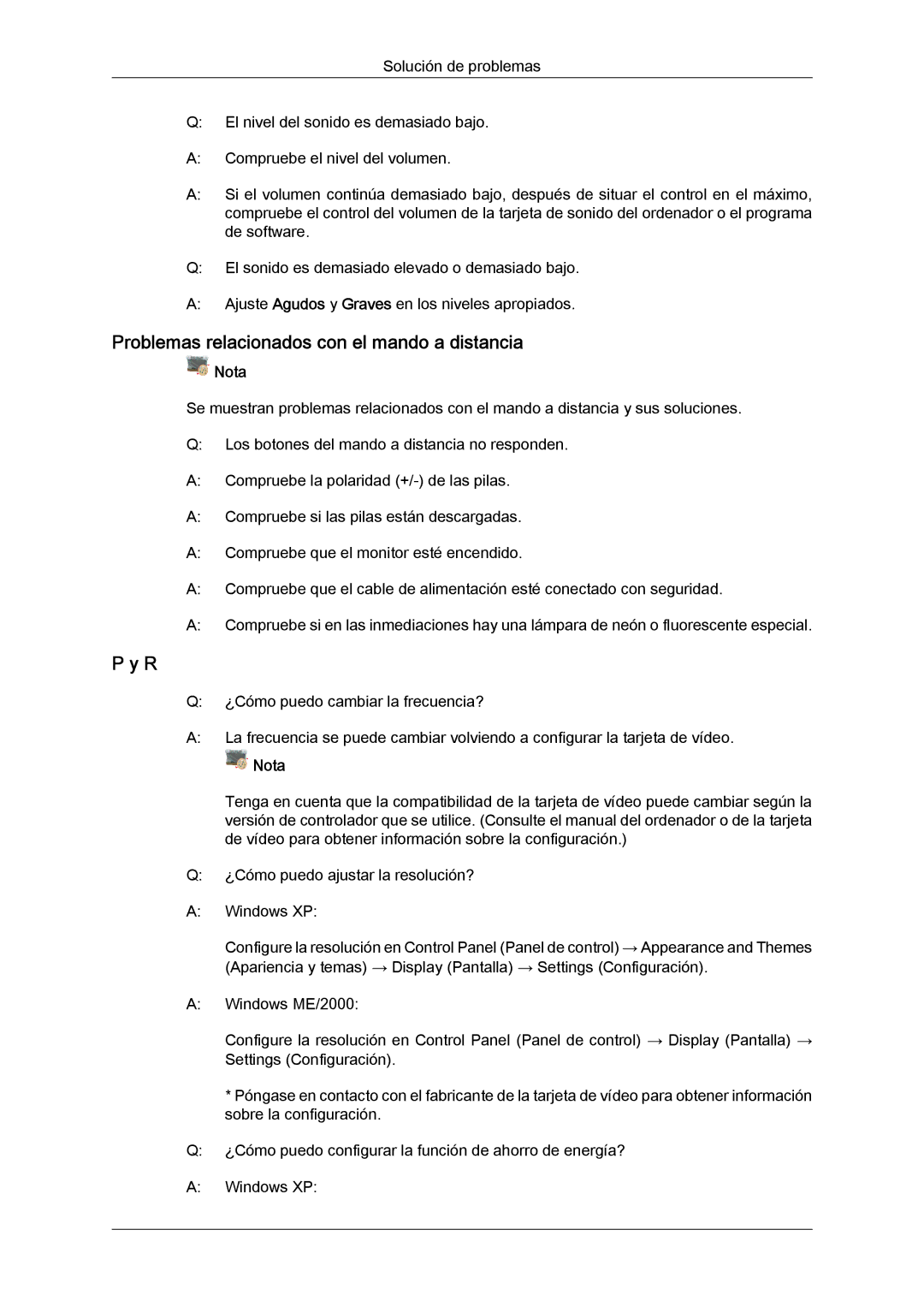 Samsung LH65TCQMBC/EN manual Problemas relacionados con el mando a distancia 