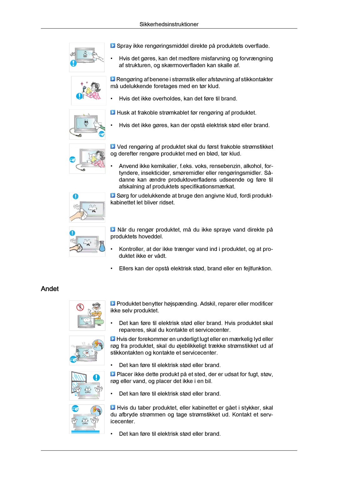 Samsung LH65TCQMBC/EN manual Andet 